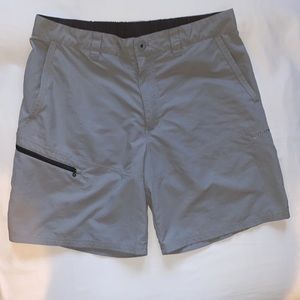 Patagonia, EUC mens gray nylon shorts. Size large
